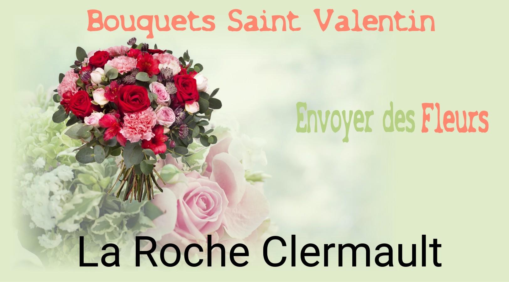 Roses de Saint-Valentin livrées à La Roche-Clermault